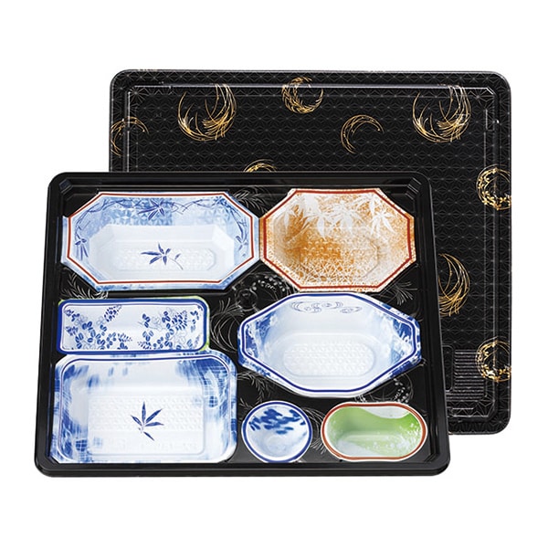 エフピコチューパ 仕出し弁当容器 おもむき共蓋セット V2 PZ-135-1 CP531088 20枚/袋（ご注文単位8袋）【直送品】