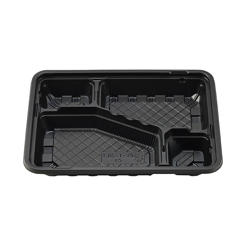 エフピコチューパ 弁当容器 CY弁当 L 本体 CY-1-2 黒 CP570697 50枚/袋（ご注文単位12袋）【直送品】