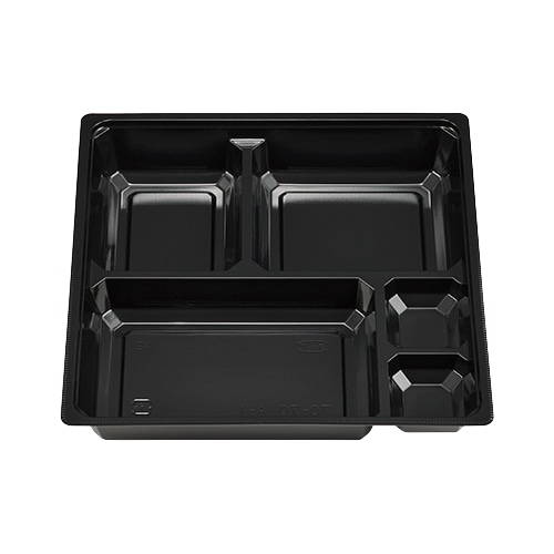 エフピコチューパ 仕出し弁当容器 紙ボックス MSD中仕切 70-70 A-1 黒 50枚/袋