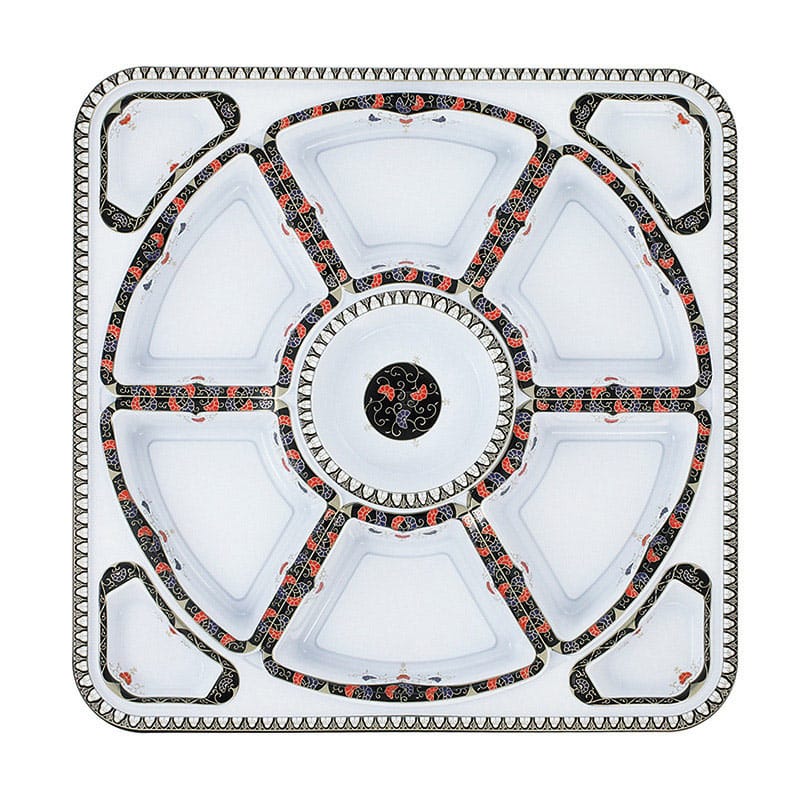 エフピコチューパ オードブル容器 オードブル角丸455 本体 R 金彩 CP531103 10枚/袋（ご注文単位8袋）【直送品】