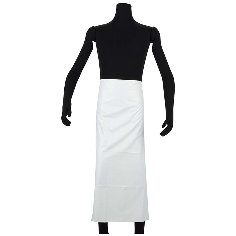 NBR　耐油ゴムエプロン腰下　AF-7100 LL　ホワイト  1個（ご注文単位1個）【直送品】