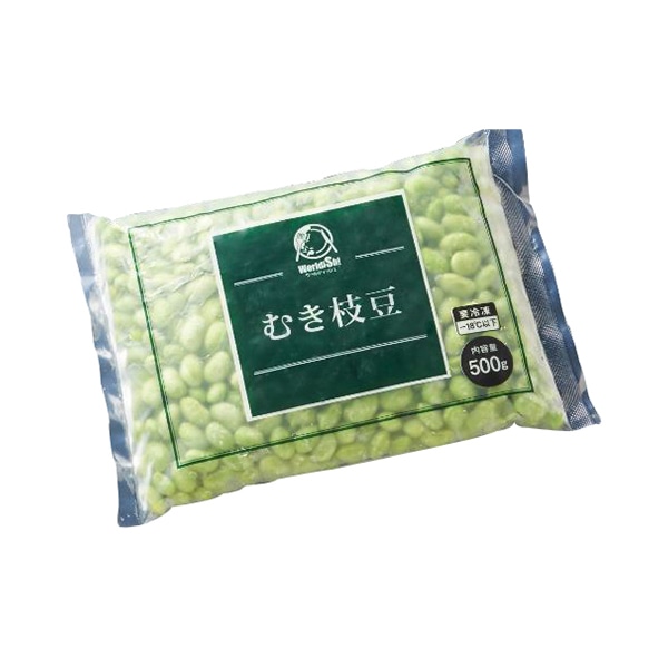 神栄 むき枝豆 500g 冷凍 1パック※軽（ご注文単位1パック）※注文上限数12まで【直送品】