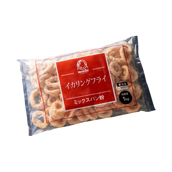 神栄 イカリングフライ ミックスパン粉 1kg 冷凍 1パック※軽(ご注文単位1パック)※注文上限数12まで【直送品】