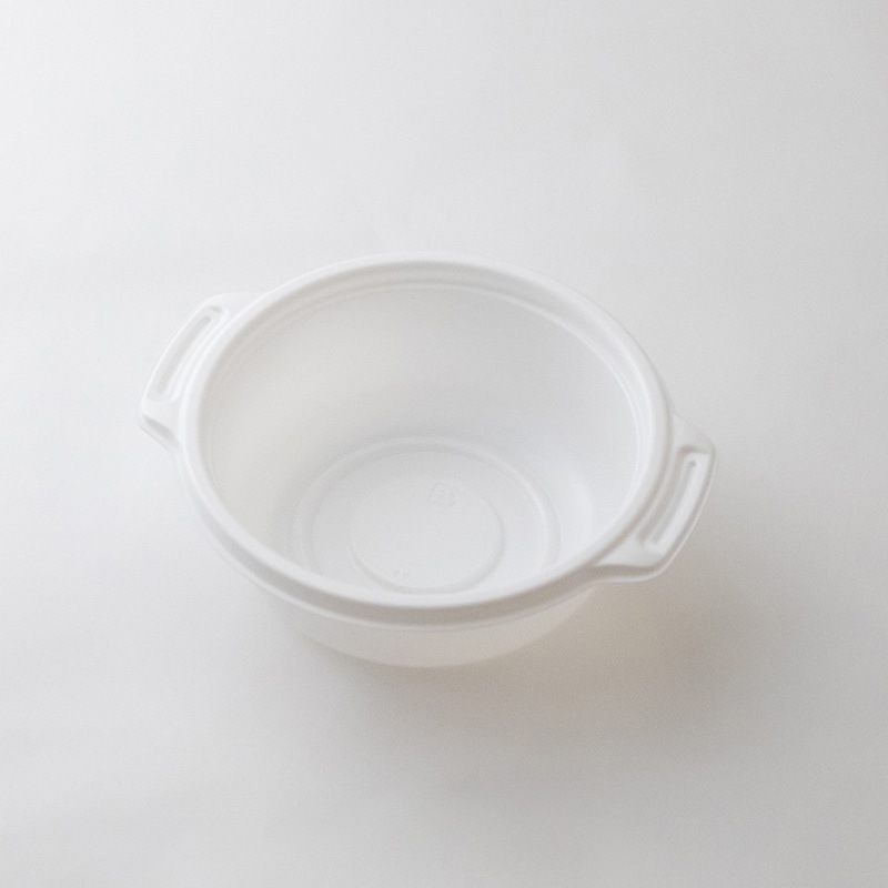 コバヤシ 鍋型容器 copotte コポット 本体 丸型 小 白 50枚/袋(ご注文単位16袋)【直送品】