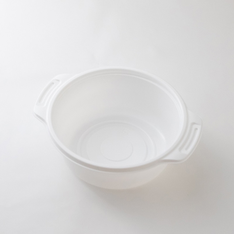 コバヤシ 鍋型容器 copotte コポット 本体 丸型 大 白 50枚/袋(ご注文単位9袋)【直送品】