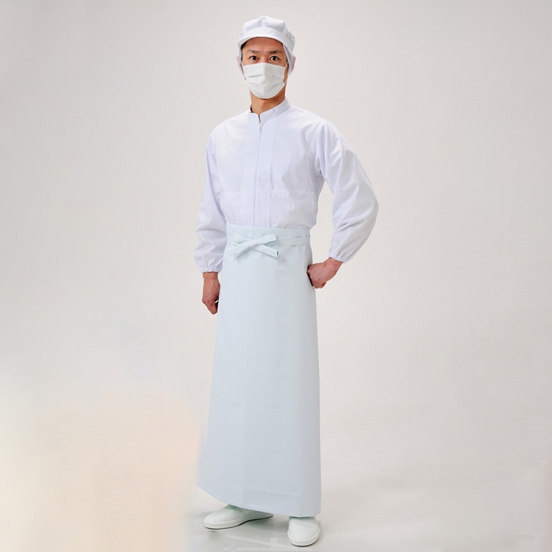 弘進ゴム エプロン ニューターポリン胸無前掛 TLC-02 白 L G0594AG 1枚(ご注文単位40枚)【直送品】