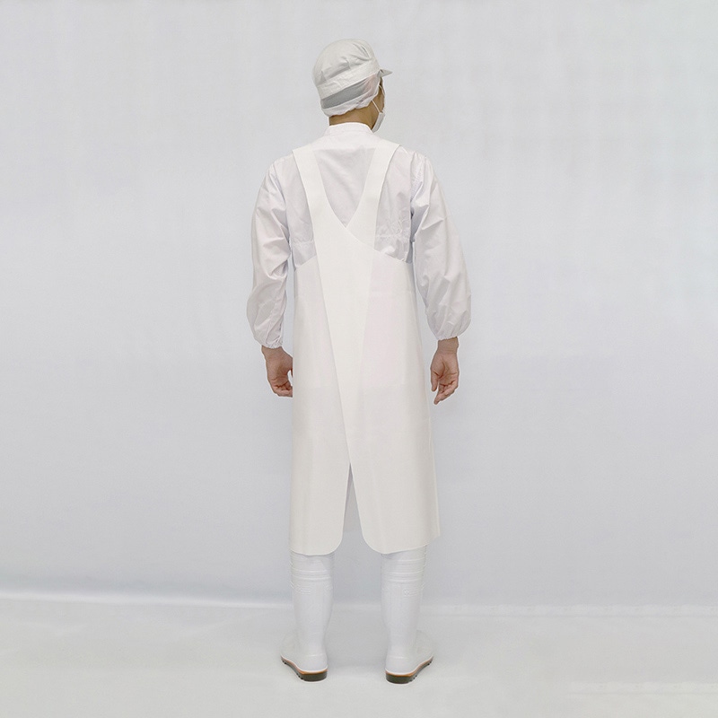 弘進ゴム エプロン くるりンパ エプロン QP-01 ホワイト M G0631AA 1枚(ご注文単位40枚)【直送品】