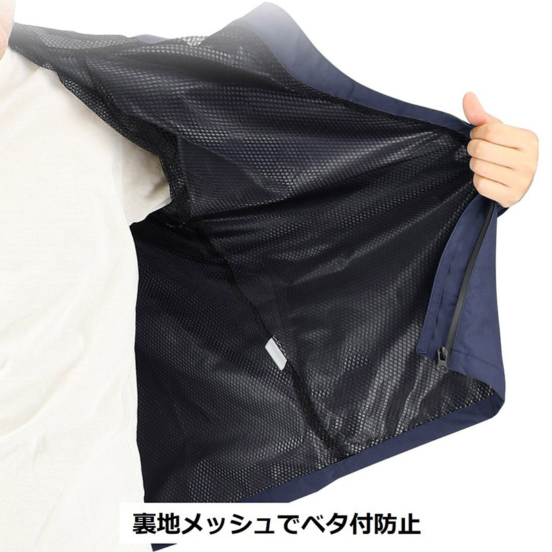 弘進ゴム ストームバスター LIGHT レインスーツ B-1000 ネイビー S 1枚(ご注文単位1枚)【直送品】