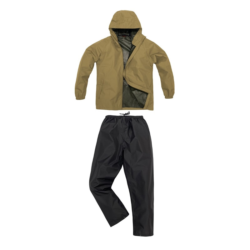 弘進ゴム ストームバスター LIGHT レインスーツ B-1000 ベージュ 4L 1枚(ご注文単位1枚)【直送品】