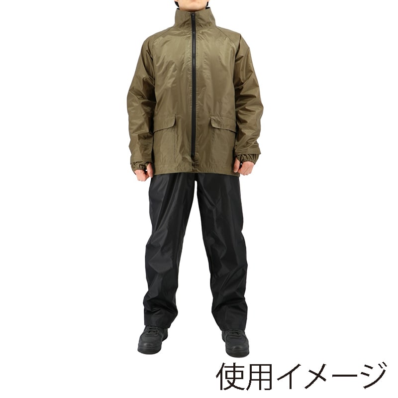 弘進ゴム ストームバスター　リュック対応レインスーツ B-1200 ブラウン　3L 1枚（ご注文単位1枚）【直送品】