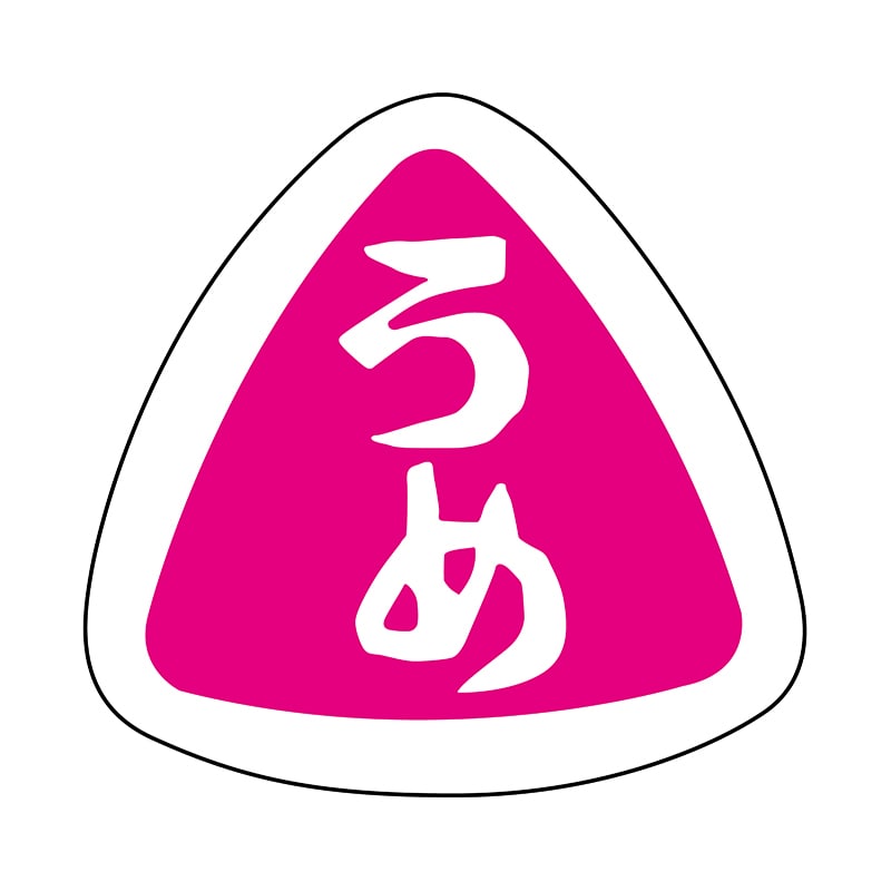 ヒカリ紙工 シール SMラベル 1000枚入 N0450 うめ 1袋(ご注文単位1袋)【直送品】