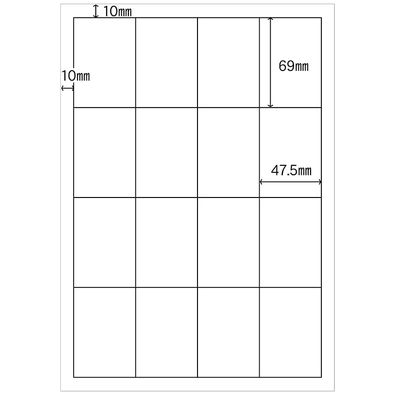 ヒカリ紙工 シール　SMラベル 200シート(3200枚入) N8149 レーザープリンター用　1袋（ご注文単位1袋）【直送品】