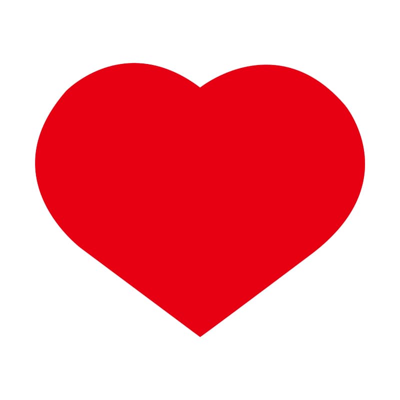 ヒカリ紙工 シール　SMラベル 500枚入 イ4000 ハート型 ぬき 赤　1袋（ご注文単位1袋）【直送品】