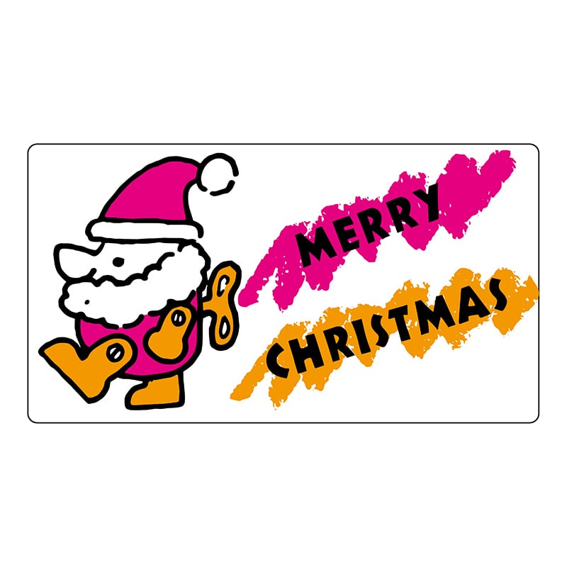 ヒカリ紙工 シール SMラベル 750枚入 B0611 MERRY CHRISTMAS 1袋(ご注文単位1袋)【直送品】