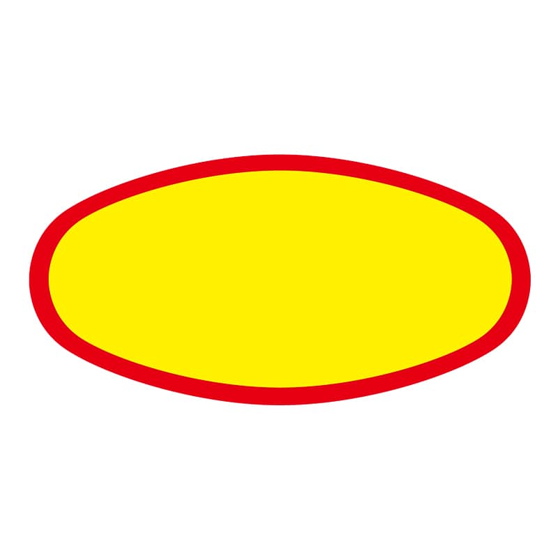 ヒカリ紙工 シール　SMラベル 1000枚入 F5112 バナナ ムジ　1袋（ご注文単位1袋）【直送品】