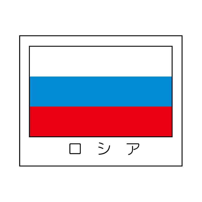 ヒカリ紙工 シール SMラベル 1000枚入 K9110 ロシア 1袋(ご注文単位1袋)【直送品】