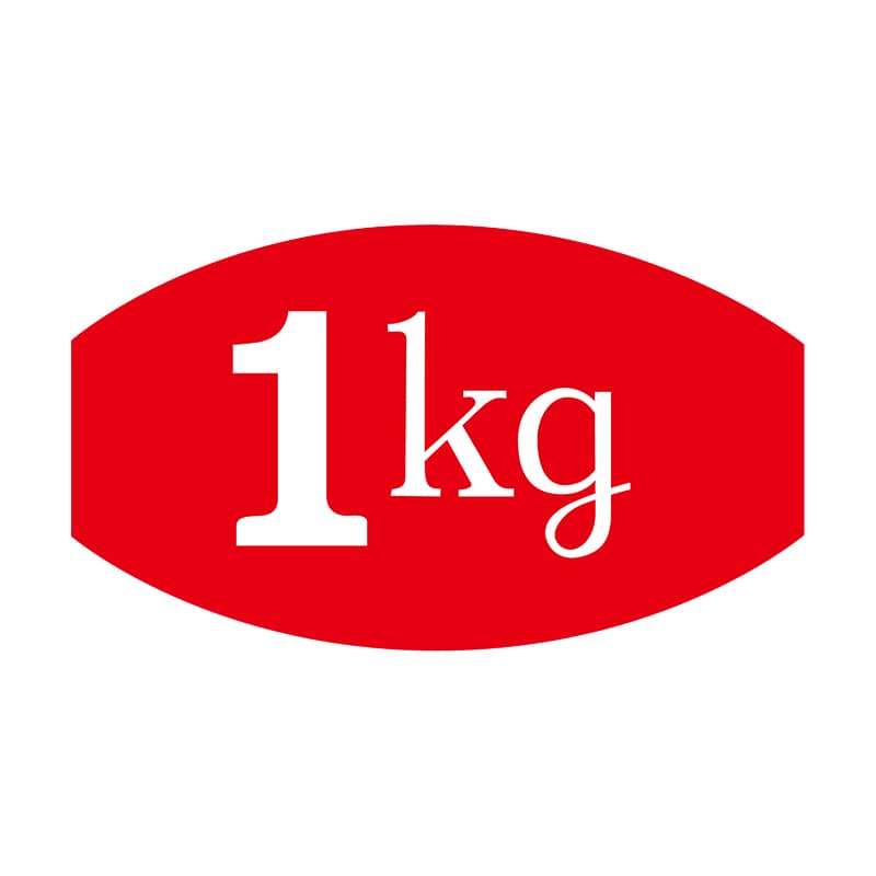 ヒカリ紙工 シール　SMラベル 1000枚入 ラ8540 1kg　1袋（ご注文単位1袋）【直送品】