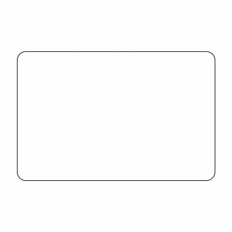 ヒカリ紙工 シール　SMラベル 250枚入 W6194 白 30×46 ぬき　1袋（ご注文単位1袋）【直送品】