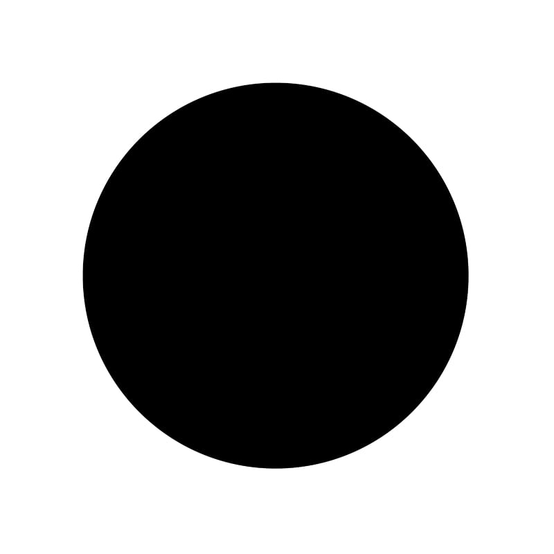 ヒカリ紙工 シール　SMラベル 1500枚入 W6206 黒 14φ ヌキ　1袋（ご注文単位1袋）【直送品】