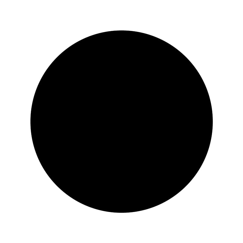 ヒカリ紙工 シール　SMラベル 1000枚入 W6212 黒 18φ ヌキ　1袋（ご注文単位1袋）【直送品】