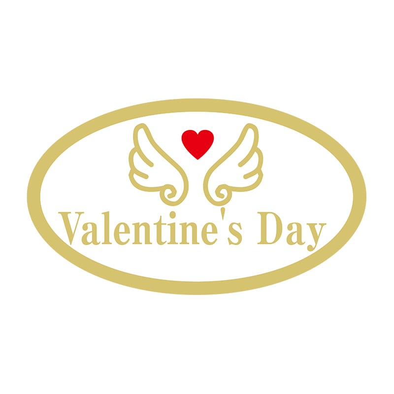 >ヒカリ紙工 シール SMラベル 400枚入 2H003 Valentine’sDay 1袋(ご注文単位1袋)【直送品】