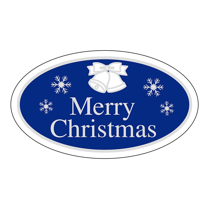 ヒカリ紙工 シール　SMラベル 225枚入 2H045 MerryChristmas　1袋（ご注文単位1袋）【直送品】