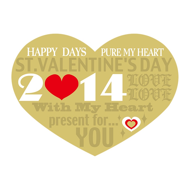 ヒカリ紙工 シール SMラベル 200枚入 2H136 Stバレンタイン 1袋(ご注文単位1袋)【直送品】