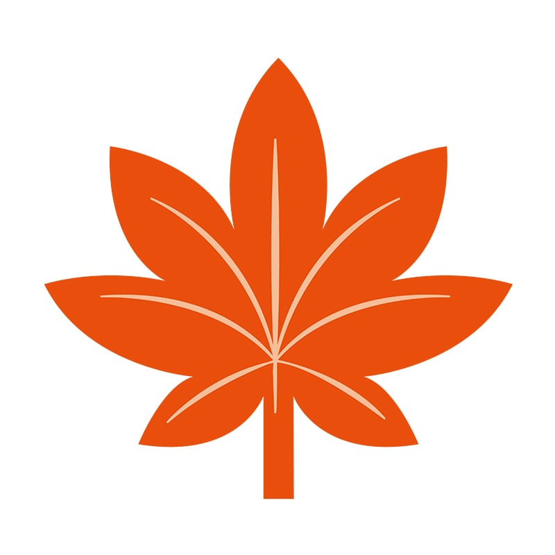 ヒカリ紙工 シール　SMラベル 600枚入 GY001 もみじ柄　1袋（ご注文単位1袋）【直送品】