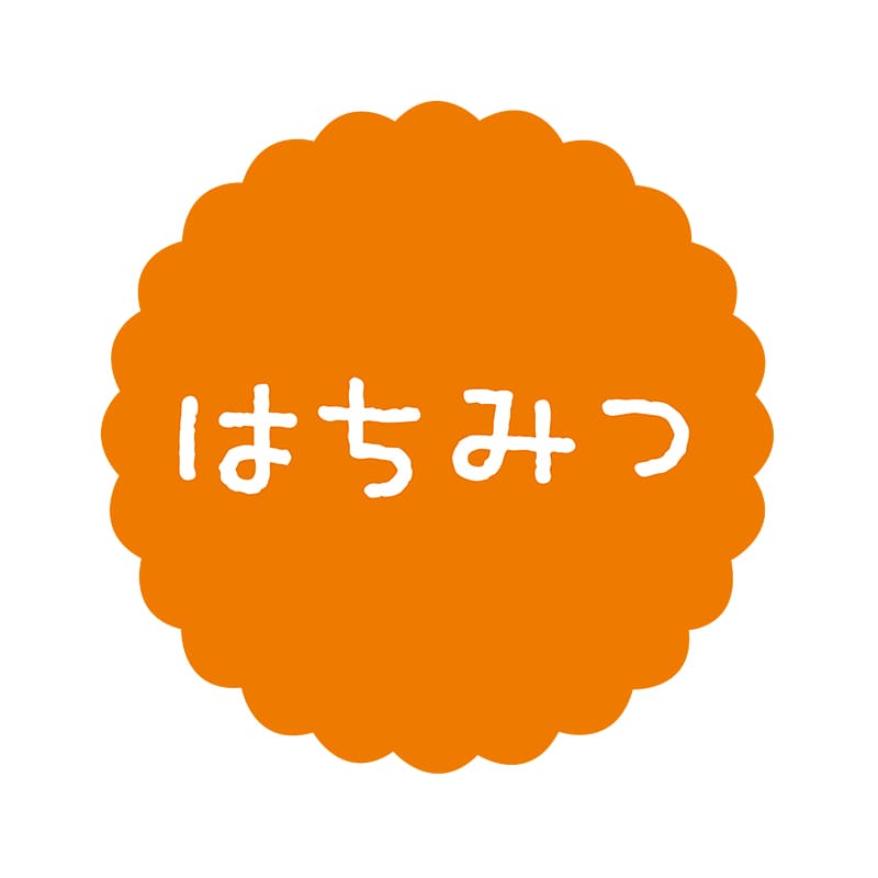 ヒカリ紙工 フレーバーシール　SMラベル 300枚入 SO-68  はちみつ　1袋（ご注文単位1袋）【直送品】