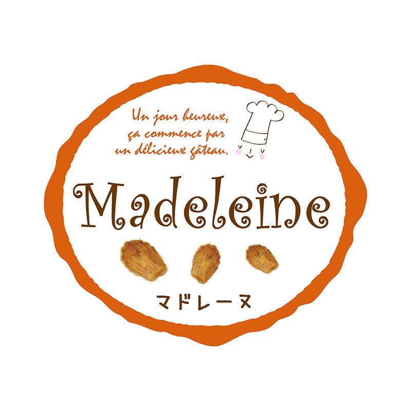 ヒカリ紙工 シール　SMラベル 300枚入り SO-211　マドレーヌ 300枚/束（ご注文単位1束）【直送品】
