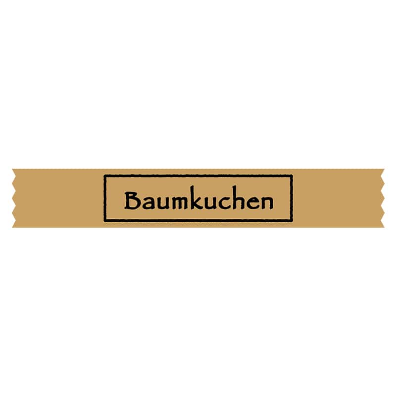 ヒカリ紙工 シール　SMラベル 300枚入 SO280 Baumkuchen　1袋（ご注文単位1袋）【直送品】