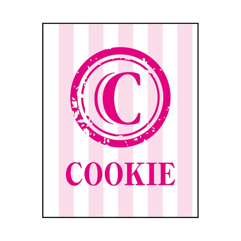 ヒカリ紙工 シール SMラベル 500枚入 SO328 COOKIE 1袋(ご注文単位1袋)【直送品】