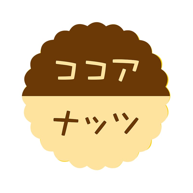 ヒカリ紙工 フレーバーシール　SMラベル 300枚入 SO-154  ココアナッツ　1袋（ご注文単位1袋）【直送品】