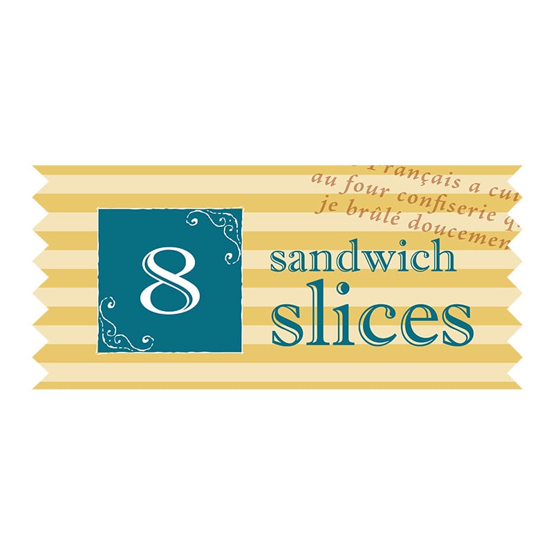 ヒカリ紙工 シール　SMラベル 360枚入 HV100 8スライス　1袋（ご注文単位1袋）【直送品】