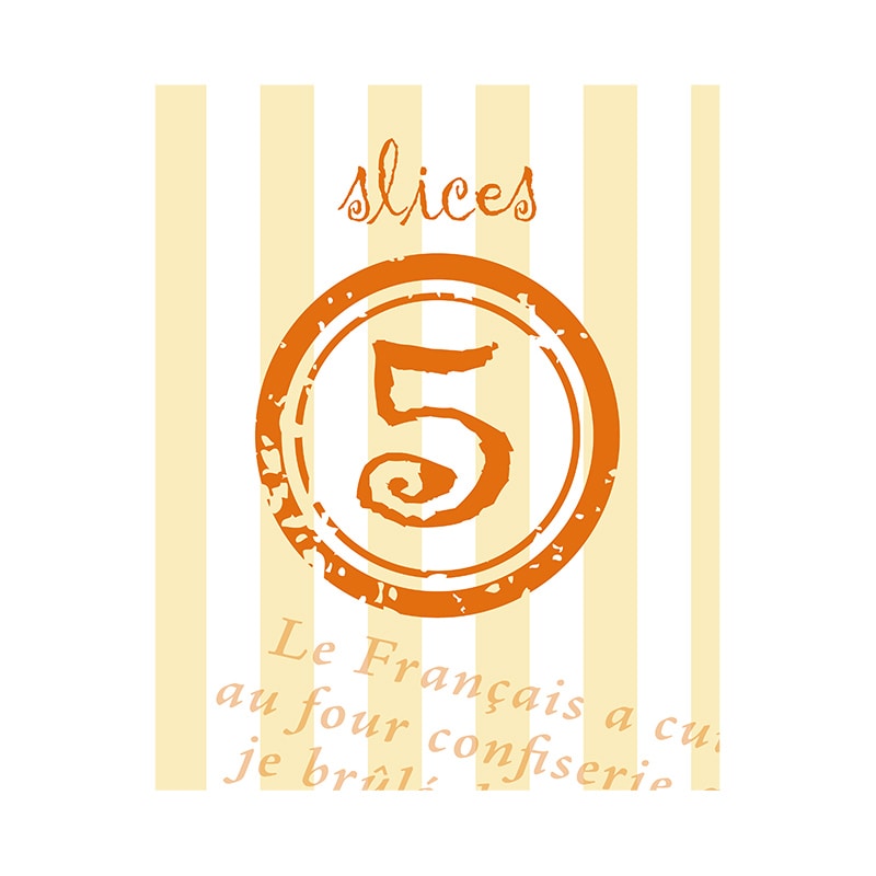 ヒカリ紙工 シール　SMラベル 500枚入 HV102 5スライス　1袋（ご注文単位1袋）【直送品】