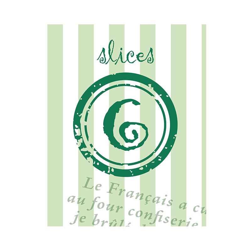 ヒカリ紙工 シール　SMラベル 500枚入 HV103 6スライス　1袋（ご注文単位1袋）【直送品】