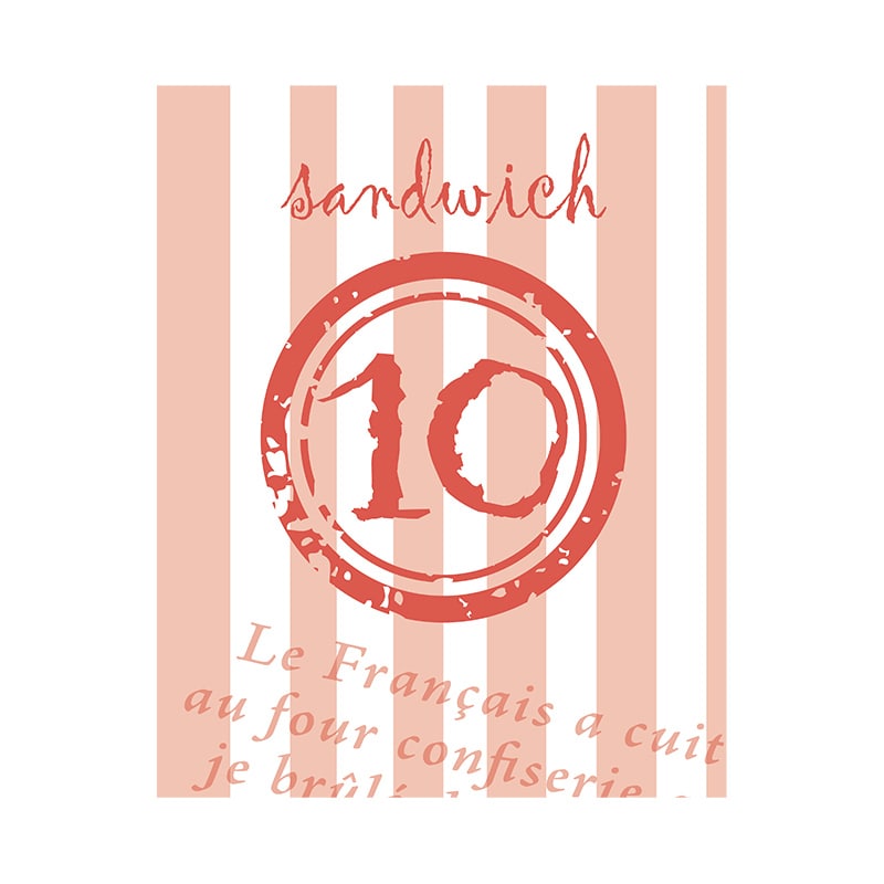 ヒカリ紙工 シール　SMラベル 500枚入 HV106 10スライス　1袋（ご注文単位1袋）【直送品】