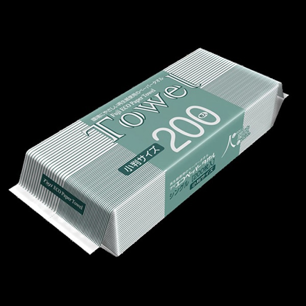 尚美堂 エコペーパータオル 小判　200枚入 960900 1外袋/袋（ご注文単位40袋）【直送品】