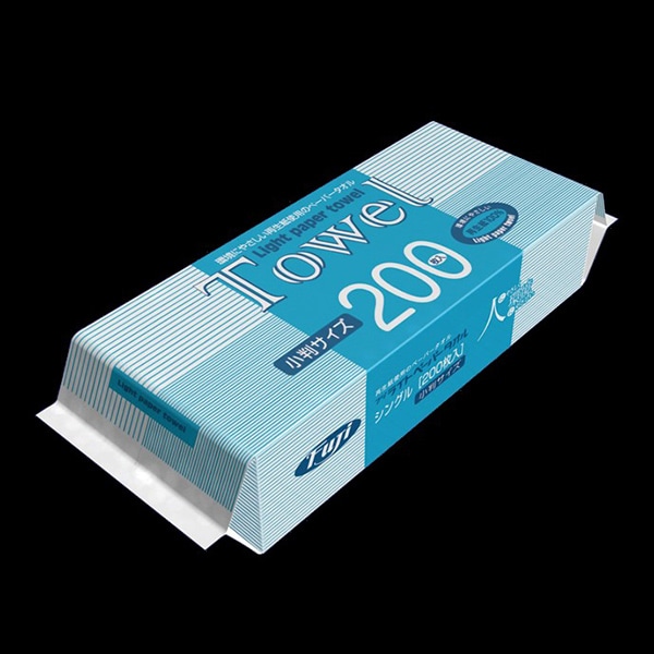 尚美堂 ライトペーパータオル 小判　200枚入 966900 1外袋/袋（ご注文単位50袋）【直送品】