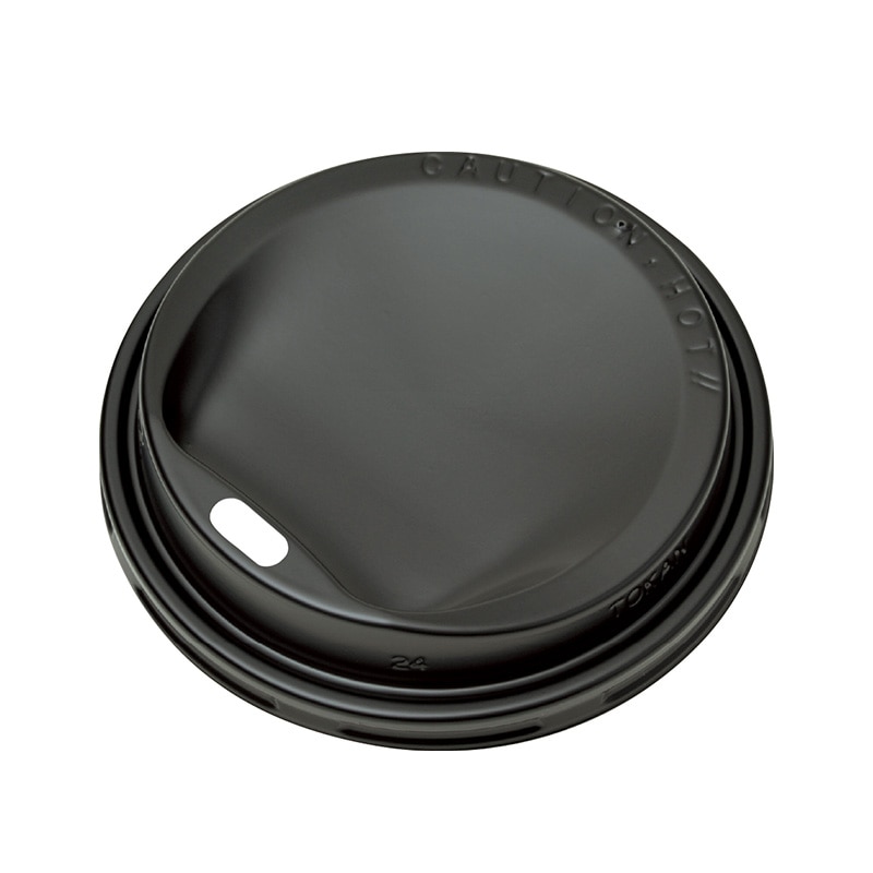 東罐興業 プラスチックリッド　飲料向　ドリンキングリッド SMT-520-F　L　黒 050293 100枚/袋（ご注文単位20袋）【直送品】