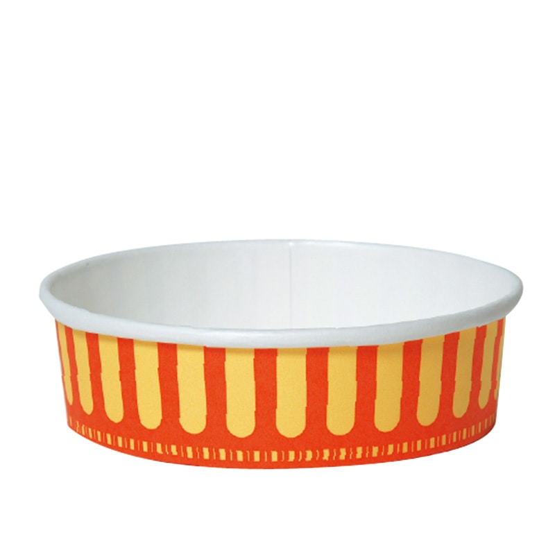 東罐興業 耐熱性紙容器　FC-380PET オリジナルストライプ 094146 800個/袋（ご注文単位1袋）【直送品】