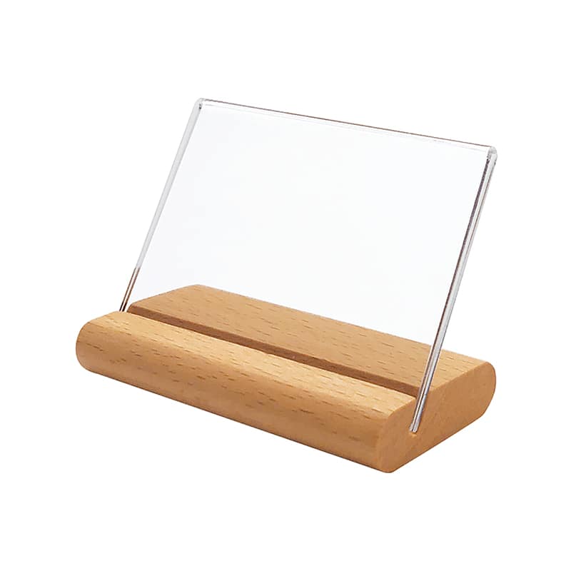 クルーズ 木製L型カード立て W65×H40 LX-810 1個（ご注文単位10個）【直送品】