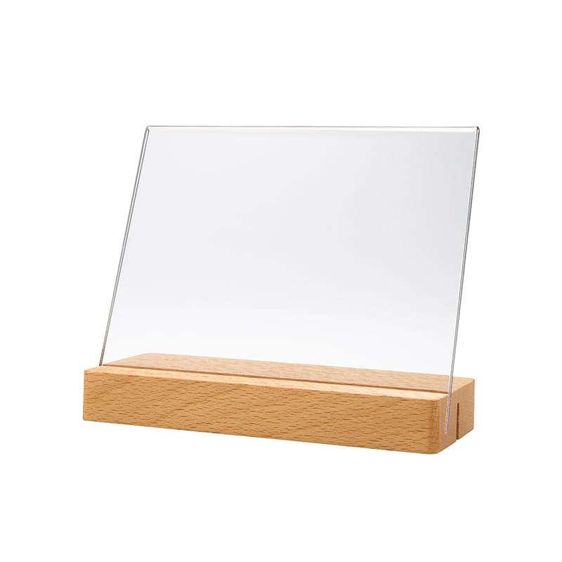 クルーズ サインホルダー 2WAY 木製スタンド A6横 SW-806 1個（ご注文単位20個）【直送品】