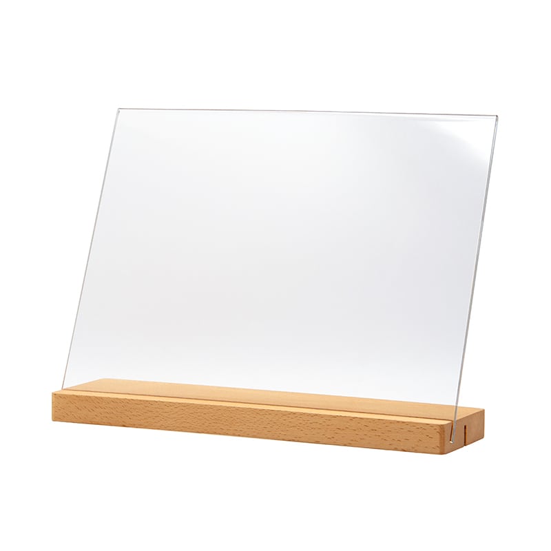 クルーズ サインホルダー 2WAY 木製スタンド A4横 SW-804 1個（ご注文単位20個）【直送品】