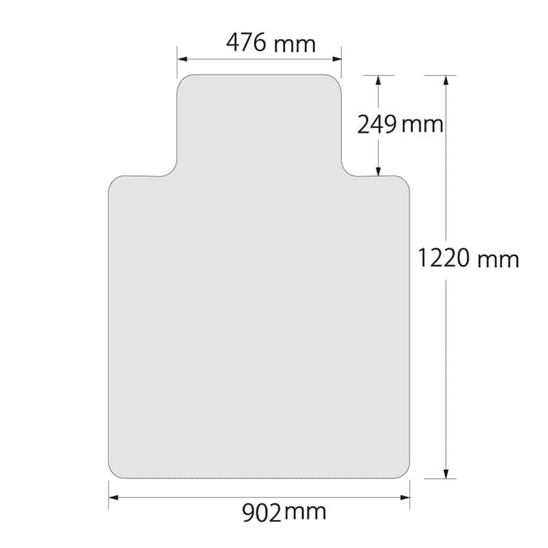 クルーズ チェアマット ハードフロア用 CM-5000 1枚（ご注文単位1枚）【直送品】