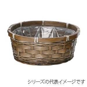 ヒルトップ アレンジ鉢 バンブー φ19cm DA64 1個(ご注文単位10個)【直送品】
