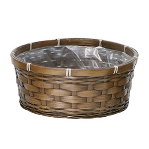 ヒルトップ アレンジ鉢 バンブー φ25cm DA66 1個(ご注文単位10個)【直送品】