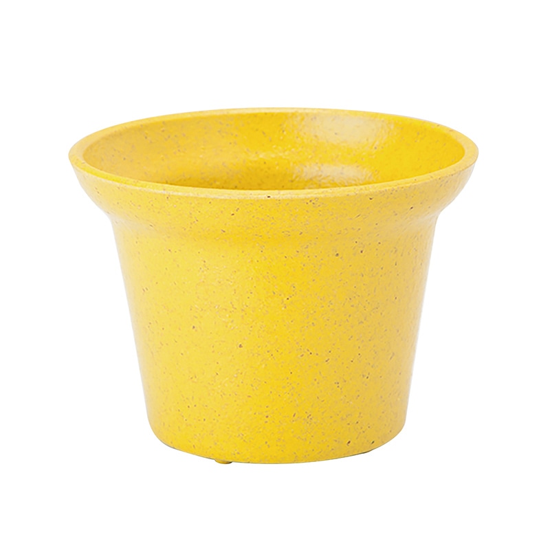 ヒルトップ エコポット 2.5号鉢 イエロー KP25Y 1個(ご注文単位10個)【直送品】
