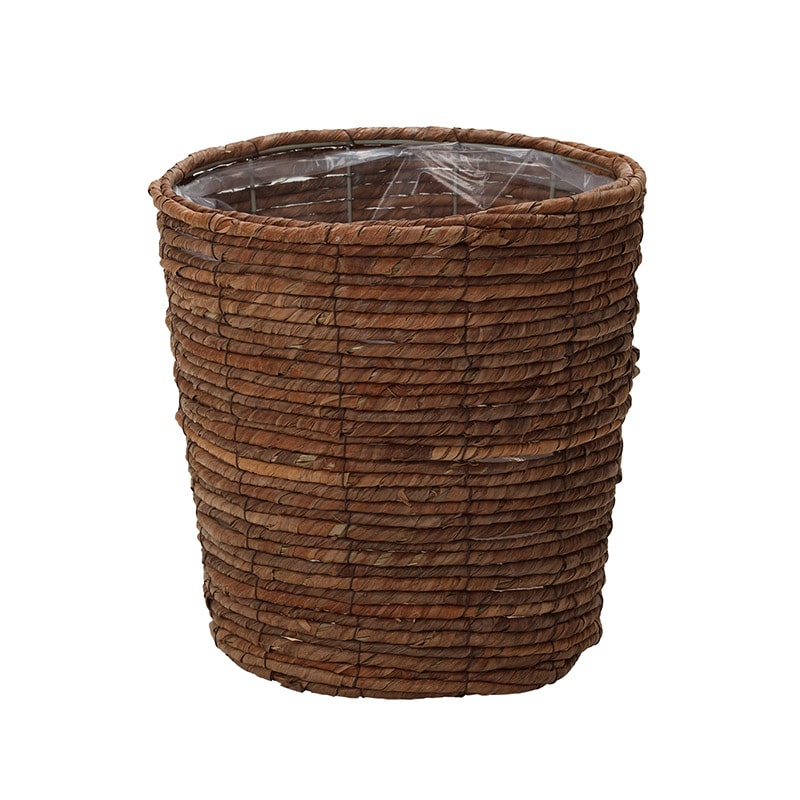 ヒルトップ 鉢カバー バナナリーフ 7号懸崖鉢 KG7A 1個(ご注文単位1個)【直送品】