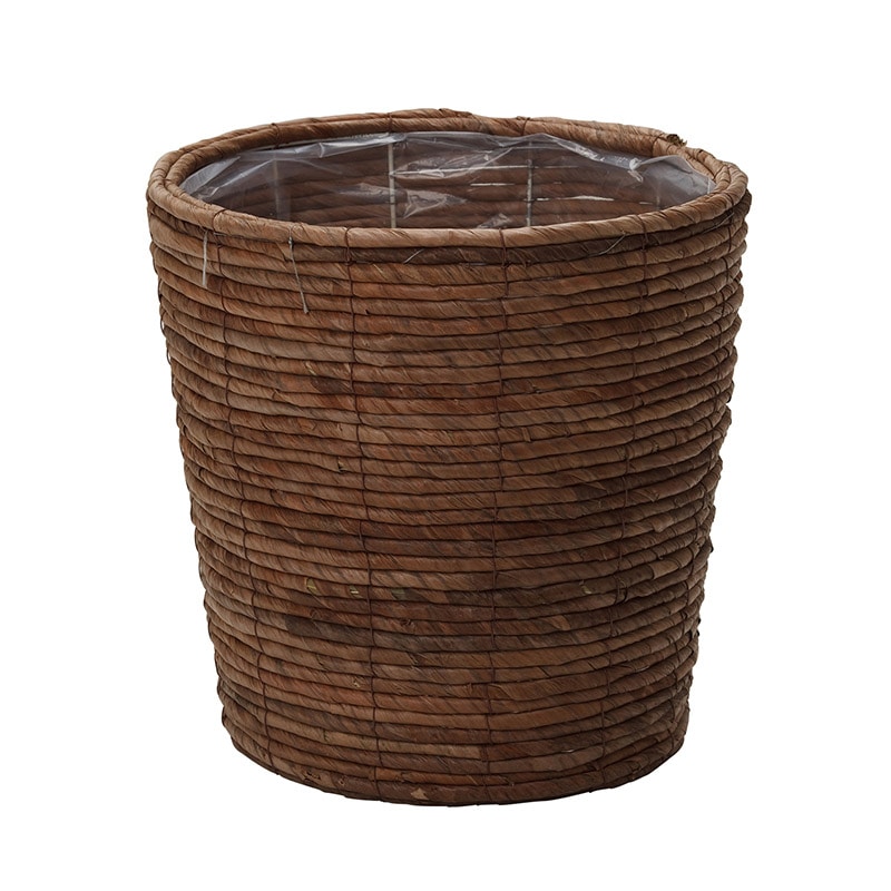 ヒルトップ 鉢カバー バナナリーフ 8号懸崖鉢 KG8A 1個(ご注文単位1個)【直送品】